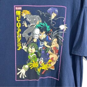 My Hero Academia‎ Funimation Men Size 3XL Dark Blue Anime T Shirt Short Sleeve